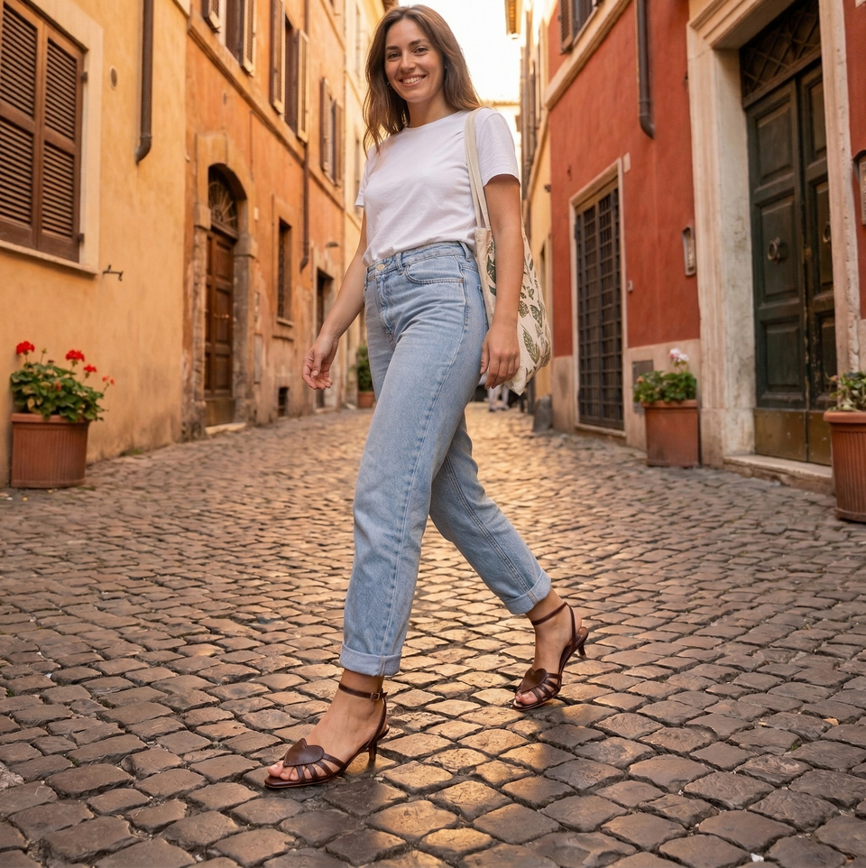 Sandália Dixie Marrom
