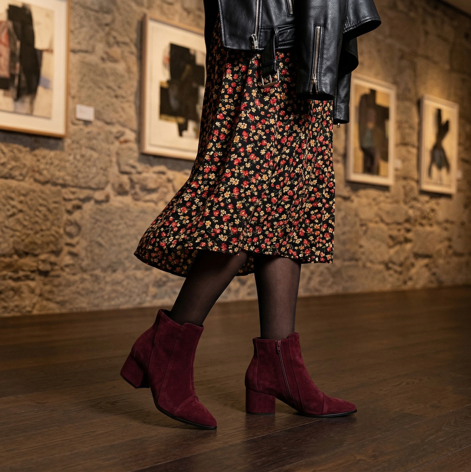 Bota Julie New Vinho