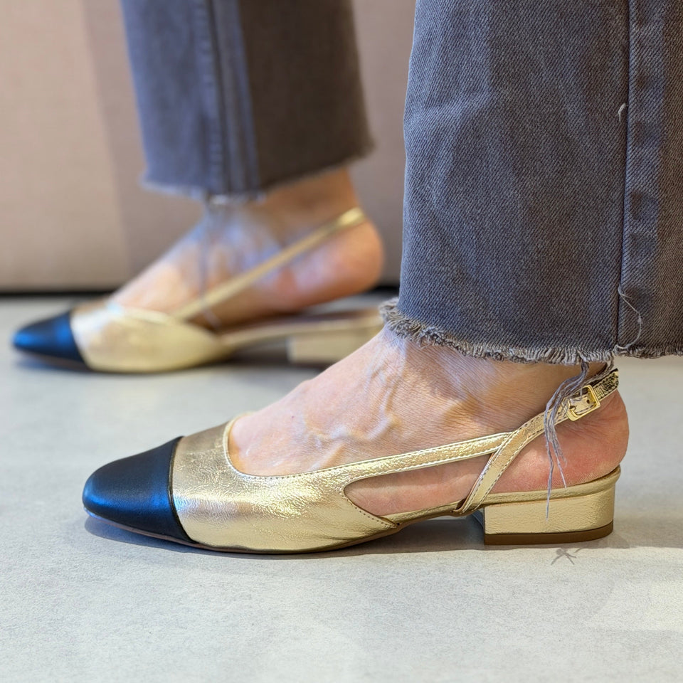 Sapatilha Vonda Flat Dourado