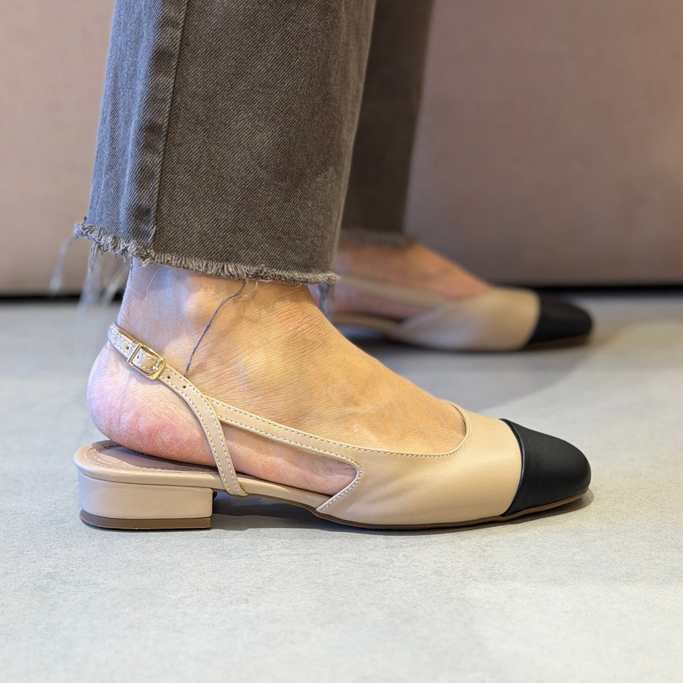 Sapatilha Vonda Flat Amendoa