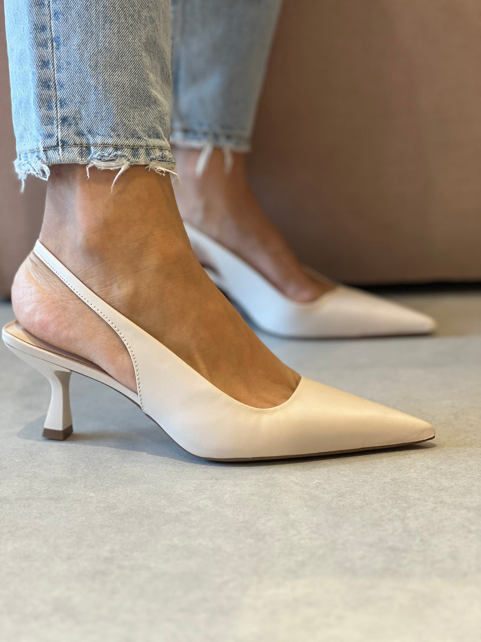 Scarpin Thais Np Creme