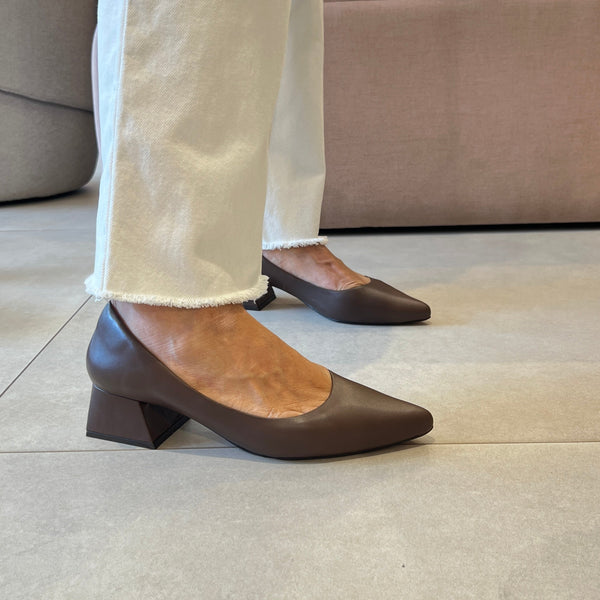 Scarpin Esmeralda Marrom