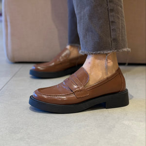 Mocassim Marta Marrom Claro