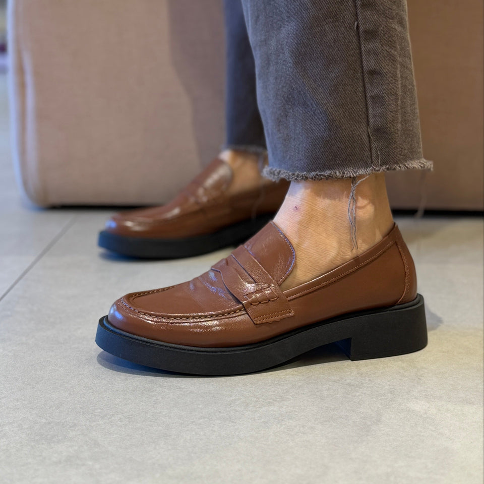 Mocassim Marta Marrom Claro