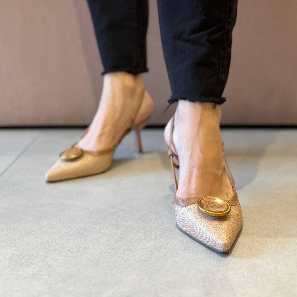 Scarpin Jessica Caramelo