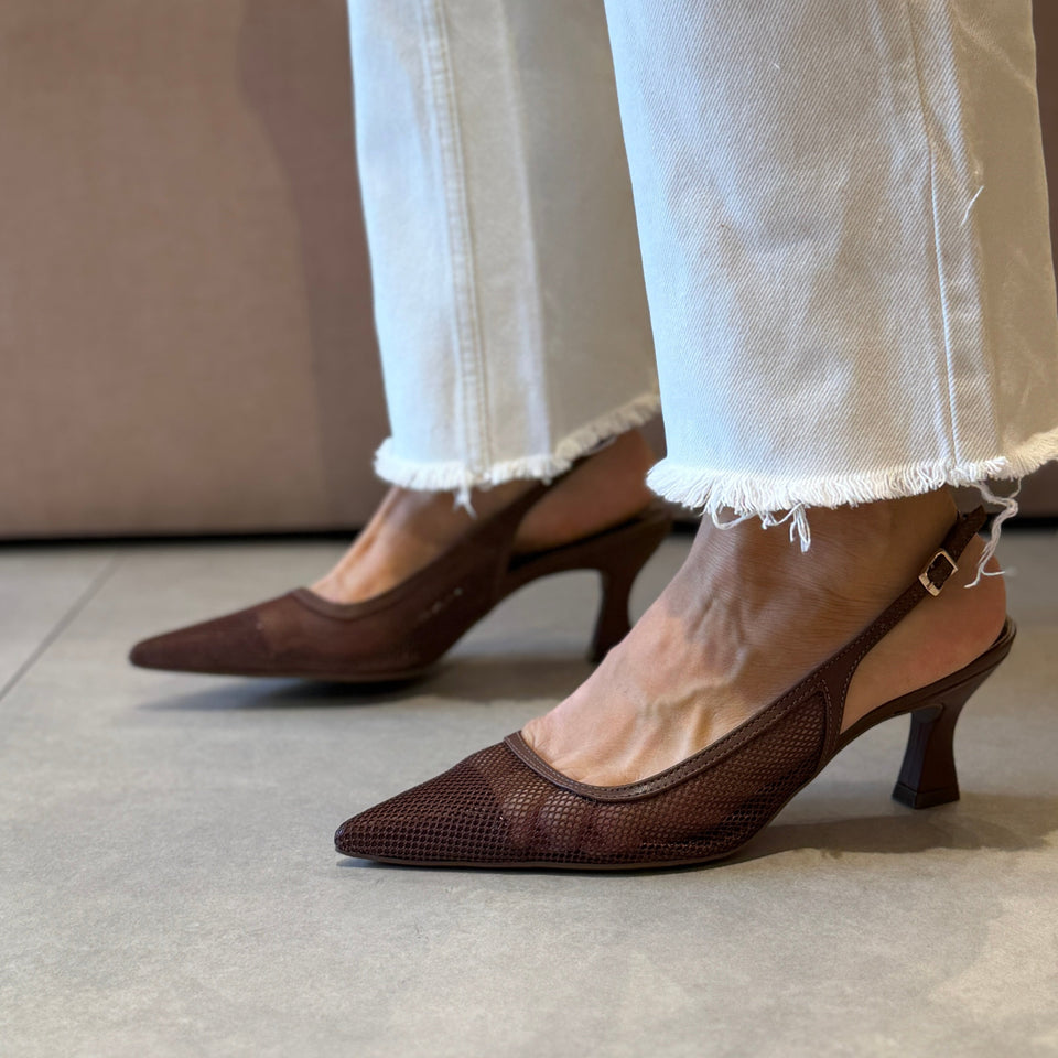 Scarpin Lily Marrom