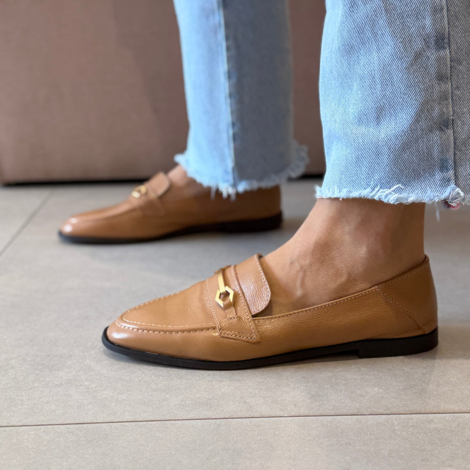 Mocassim Maty Caramelo