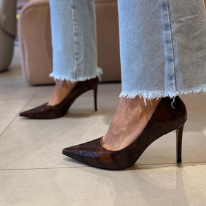 Scarpin Raira Marrom