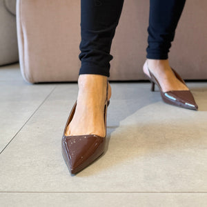 Scarpin Mirian Marrom