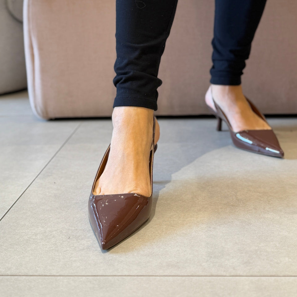 Scarpin Mirian Marrom