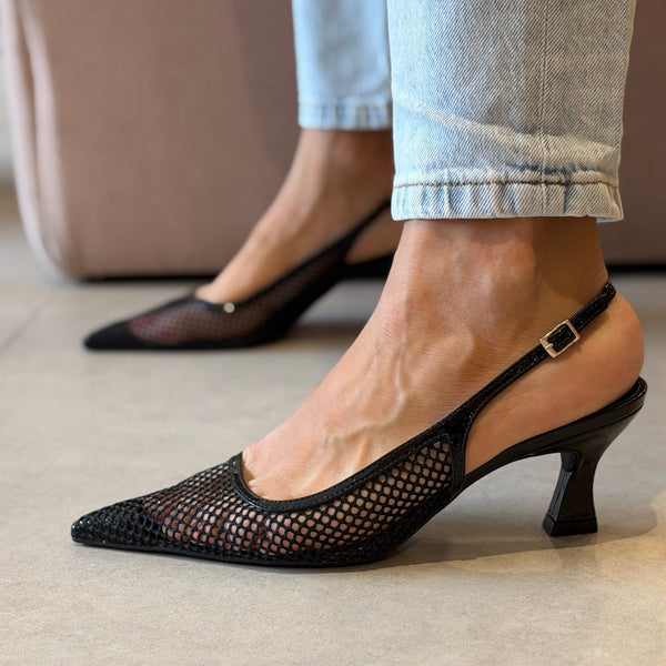 Scarpin Margarida Preto