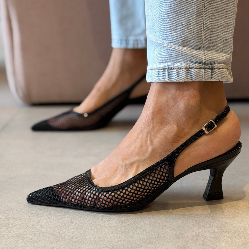 Scarpin Margarida Preto