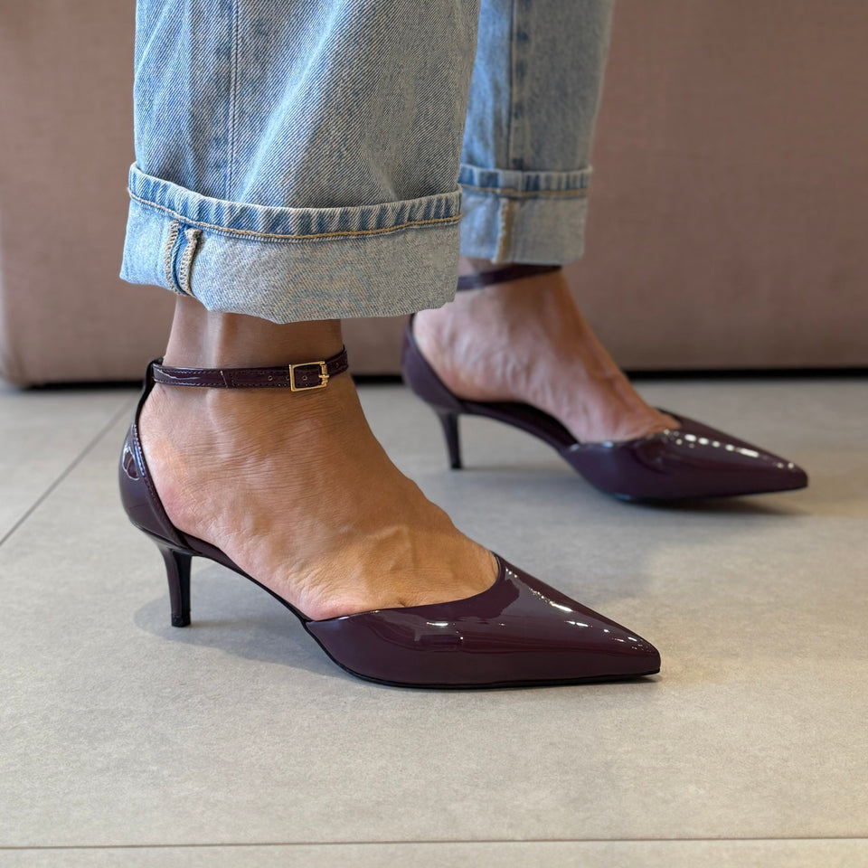 Scarpin Hannah Low Roxo