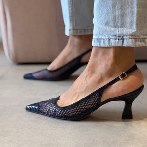 Scarpin Margarida Azul