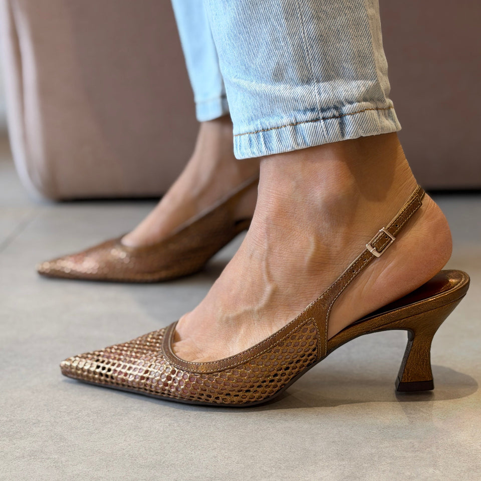 Scarpin Margarida Bronze