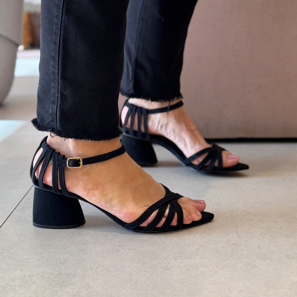 Sandália Pietra Preto