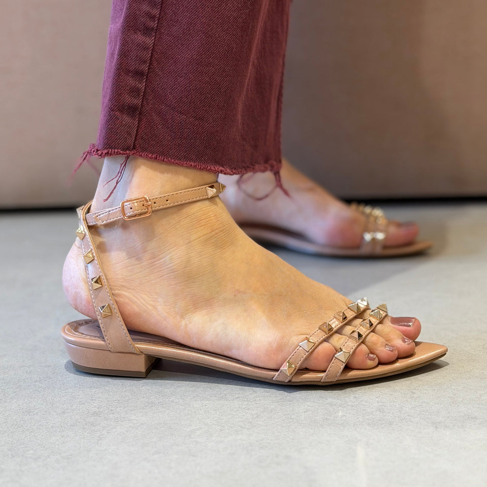 Rasteira Juli Flat Nude