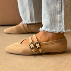 Sapatilha Keila Bege