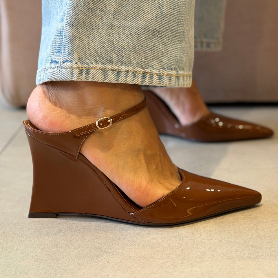 Scarpin Pamela Whisky