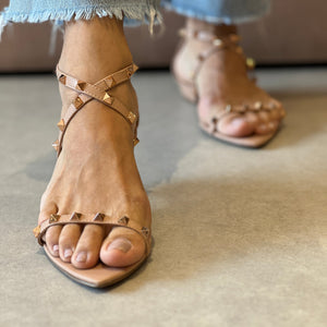 Rasteira Brenda Flat Nude