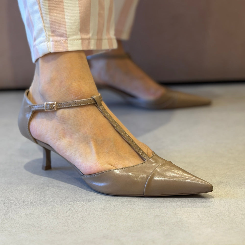Scarpin Chayenne Bege