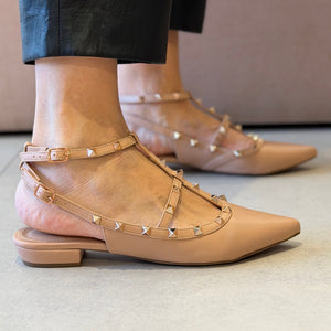 Sapatilha Mona Flat Nude