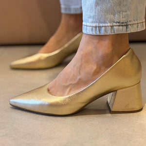 Scarpin Beth Dourado