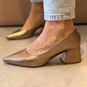 Scarpin Beth Prata Velho
