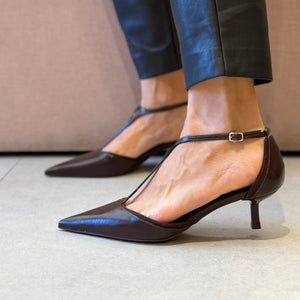 Scarpin Lucia Marrom