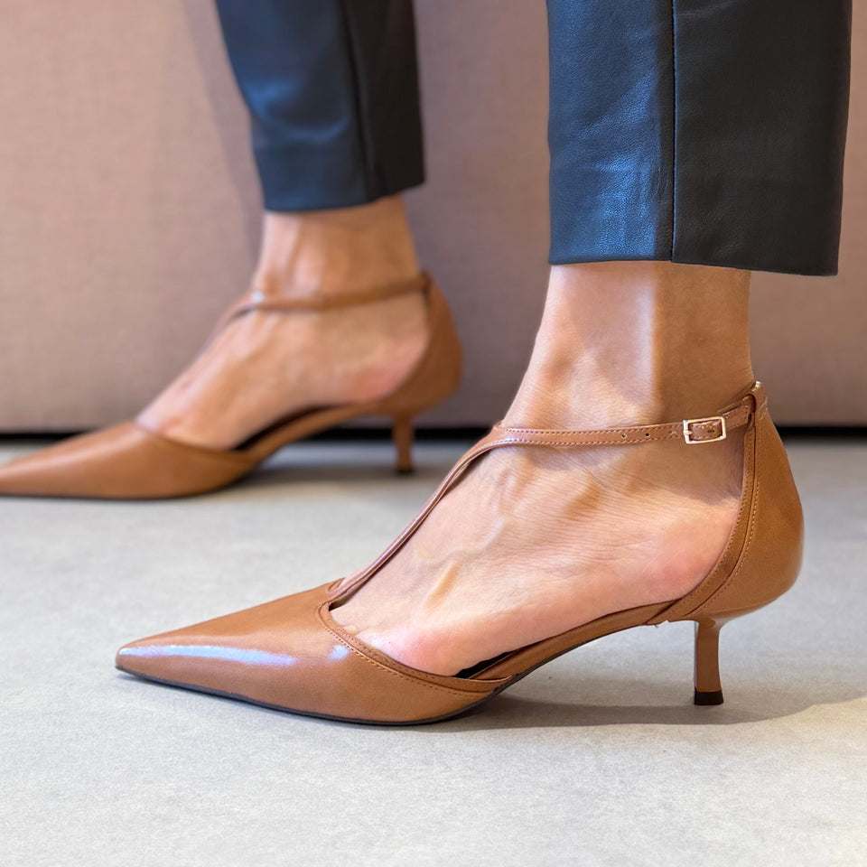 Scarpin Lucia Caramelo