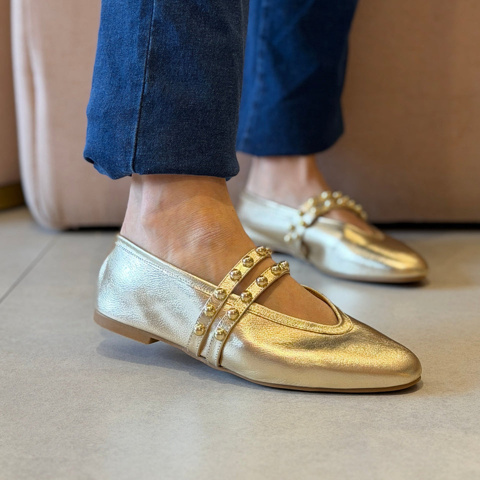 Sapatilha Baila New Dourado