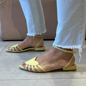 Rasteira Dixie Flat Pistache