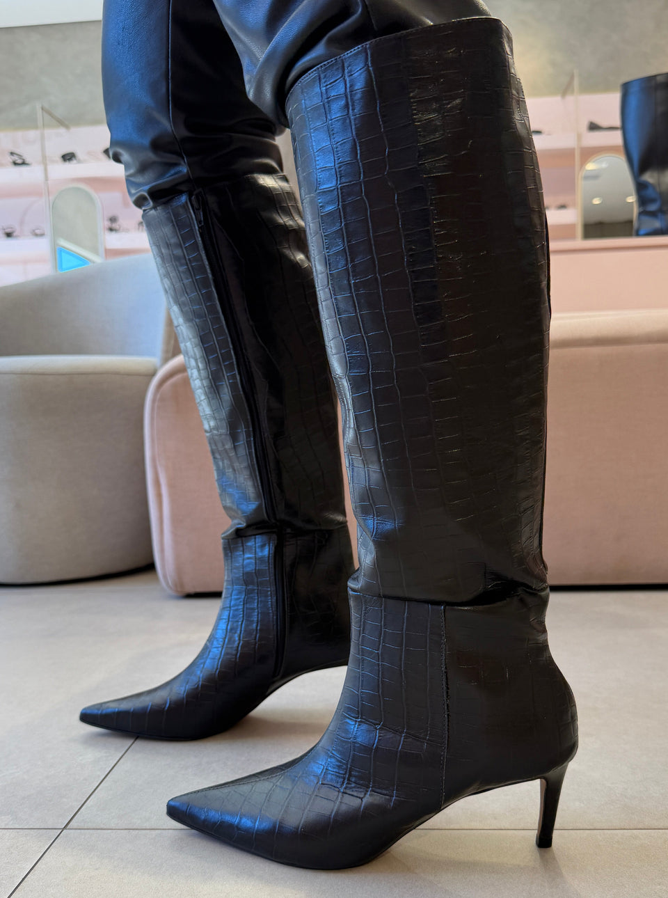 Bota Britney Preto