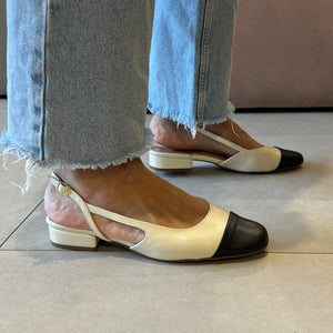 Sapatilha Vonda Flat Off White