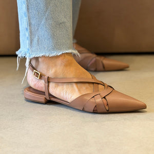 Sapatilha Berenice Flat Tan