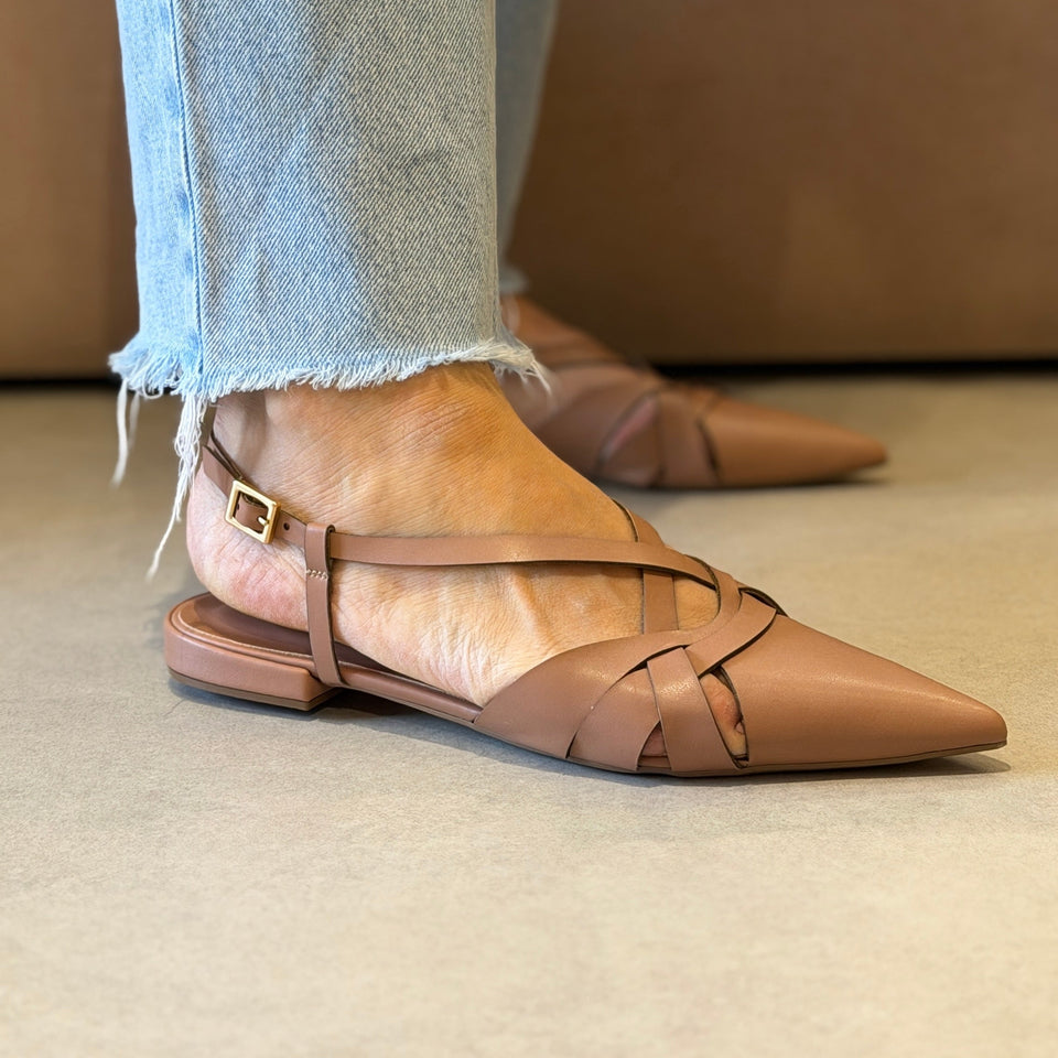 Sapatilha Berenice Flat Tan