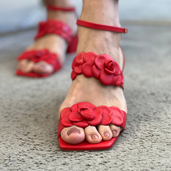 Sandálias Frida Vermelho
