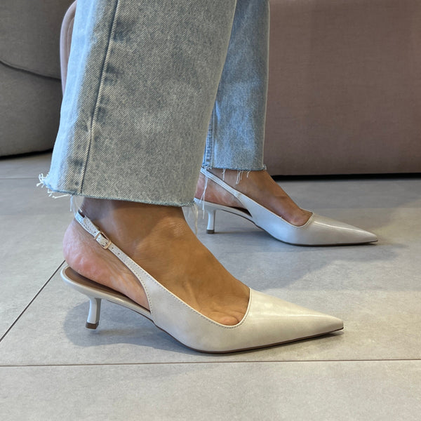 Scarpin Mirian Np Off White