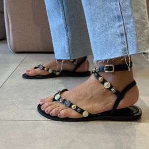 Rasteira Bruna Preto