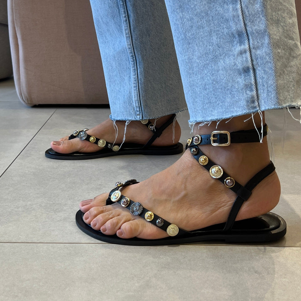 Rasteira Bruna Preto