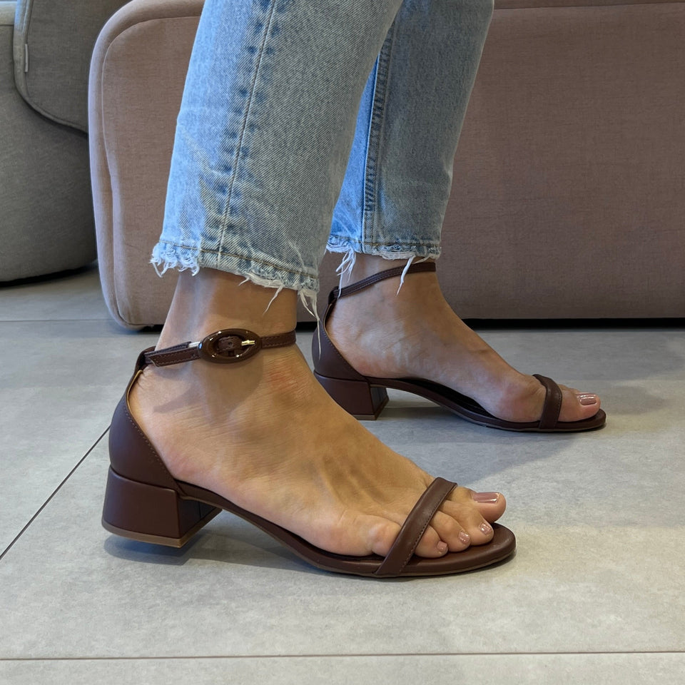 Sandália Wilda Low Marrom