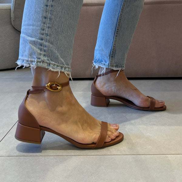 Sandália Wilda Low Whisky