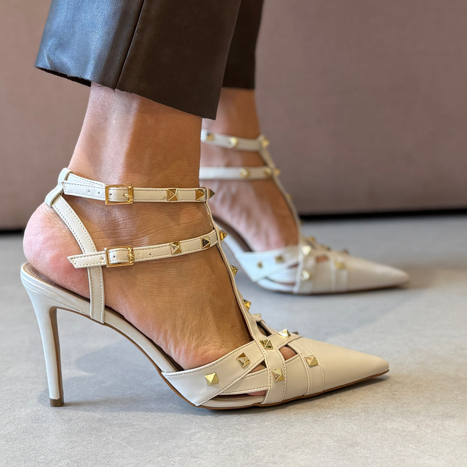Scarpin Eva Off White