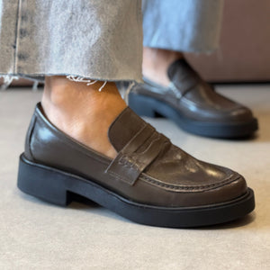 Mocassim Marta Cinza