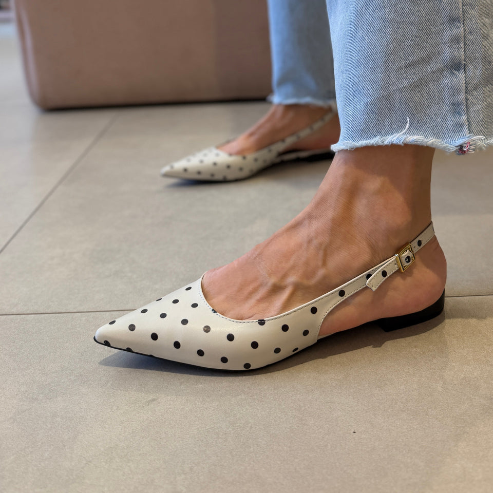 Sapatilha Leide Flat Off White