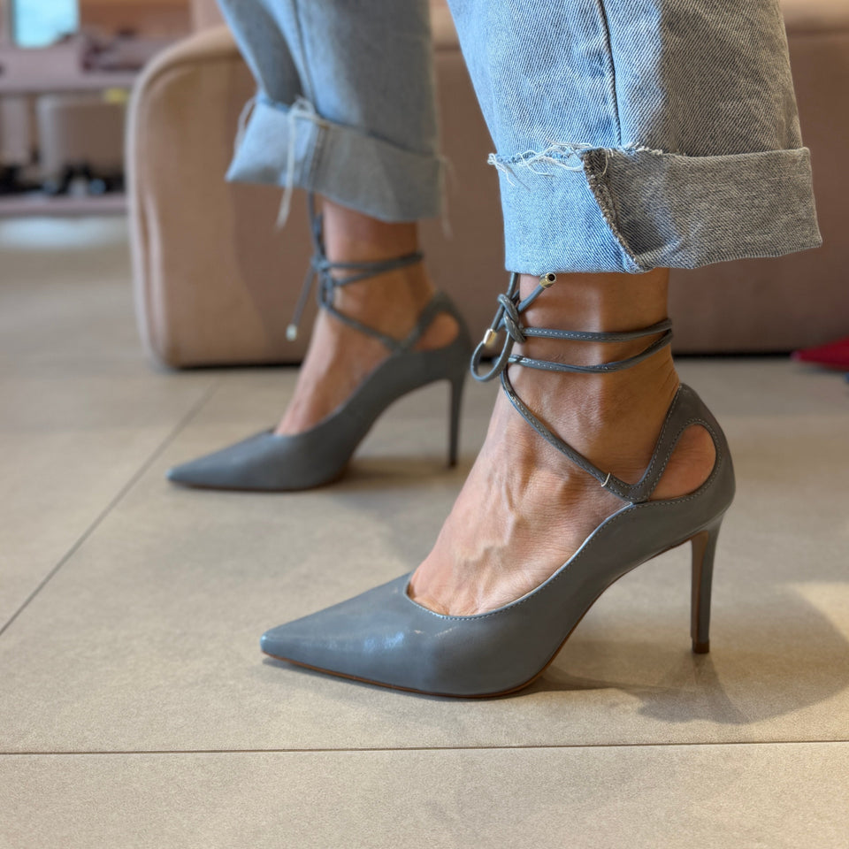 Scarpin Josi Cinza