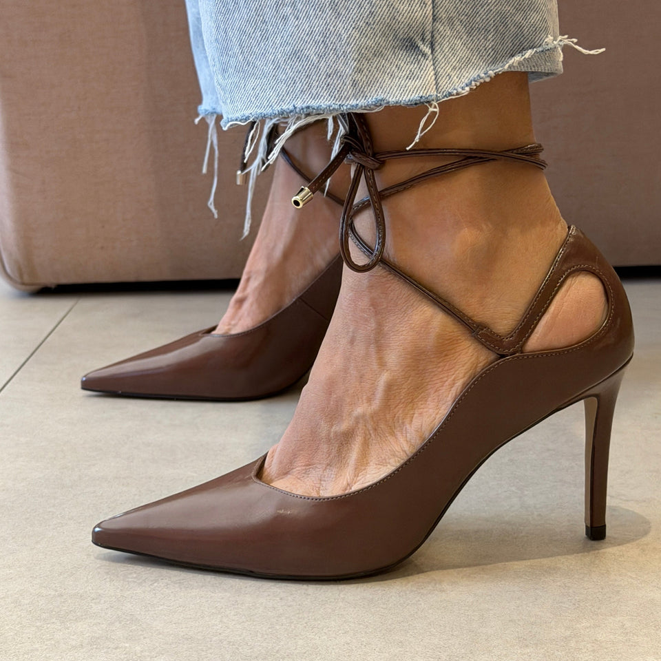 Scarpin Josi Marrom