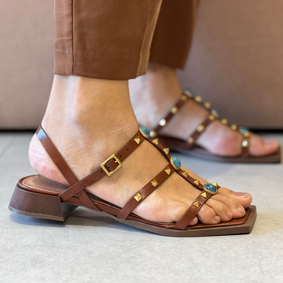 Rasteira Poliana Whisky