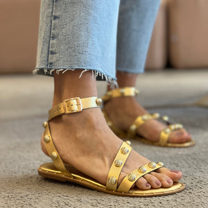 Rasteiras Paloma Dourado