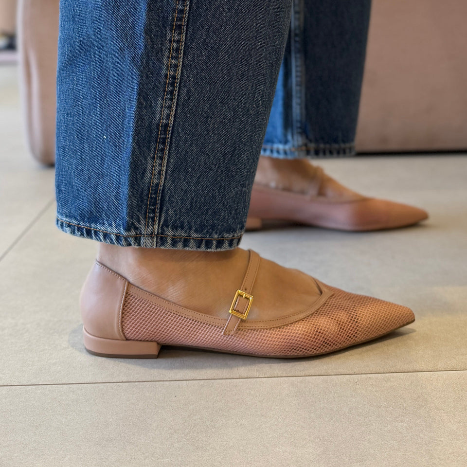 Sapatilha Mariela Flat Nude